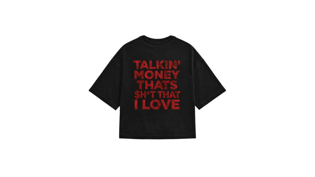 MONEY BLACK & RED T-SHIRT