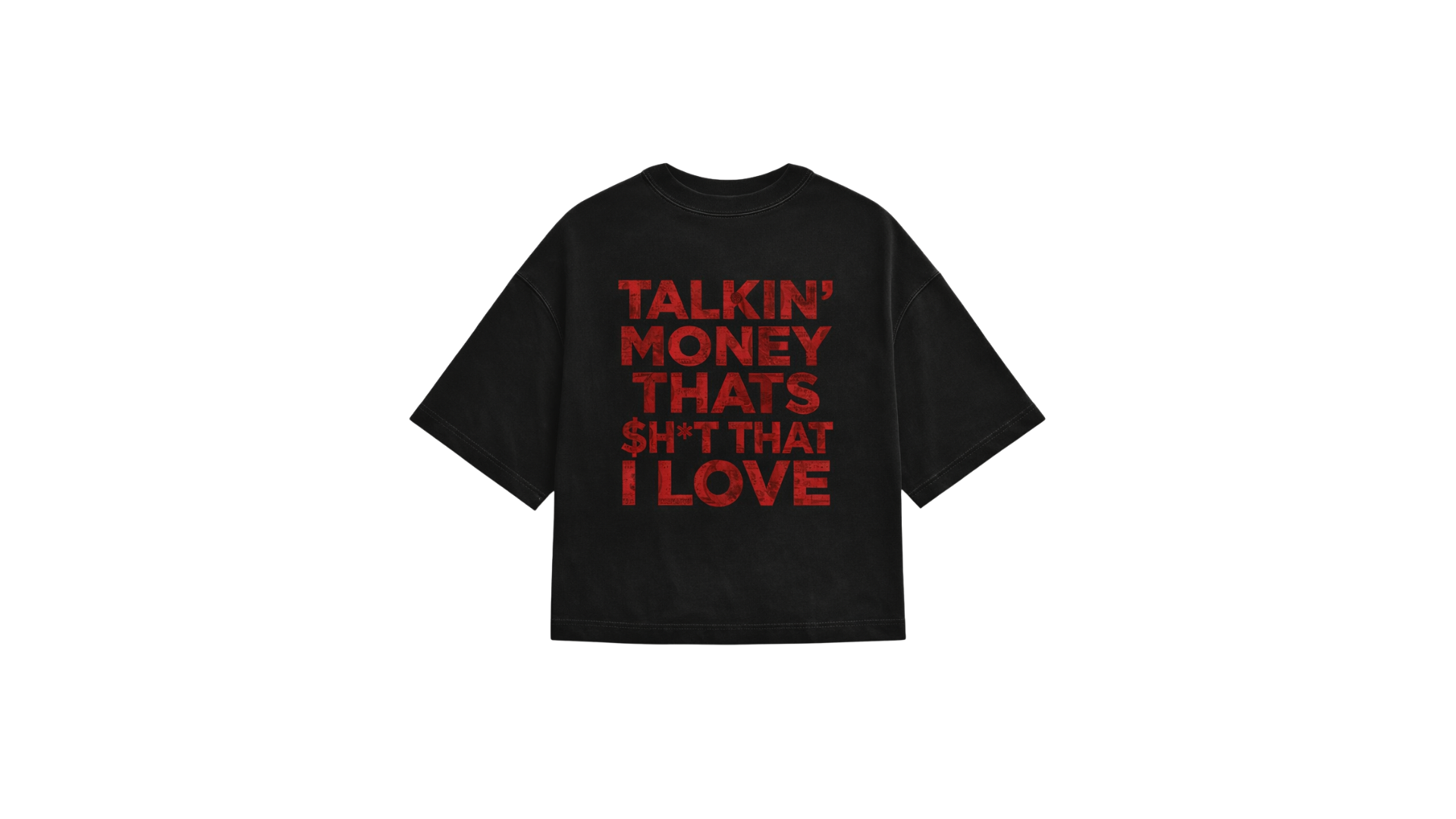 MONEY BLACK & RED T-SHIRT