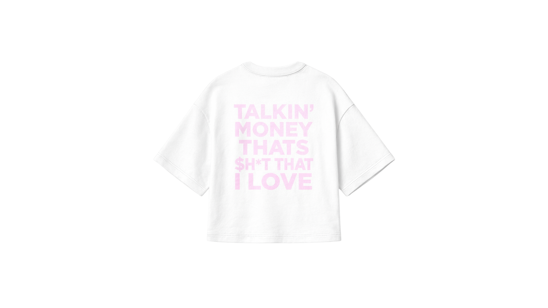 MONEY WHITE & PINK T-SHIRT